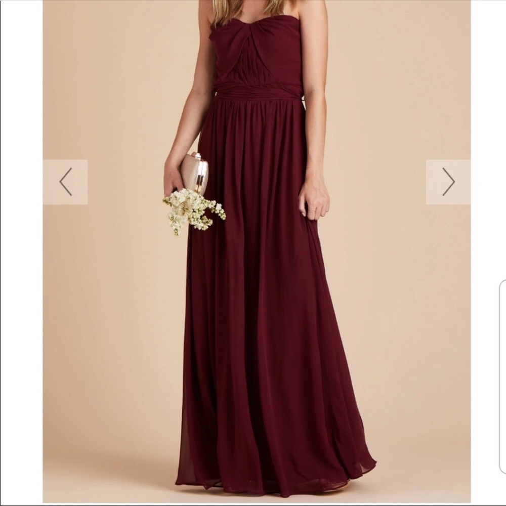 Birdy Grey Chicky cabernet bridesmaid dress